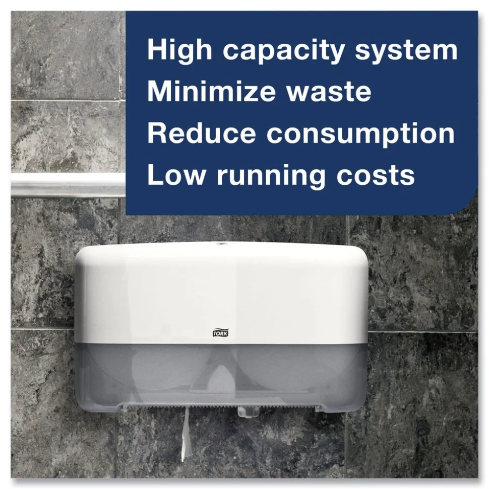 Tork 3.48 in. x 751 ft. Septic Safe, 2-Ply Advanced Jumbo Bath Tissue - White (12 Rolls/Carton)