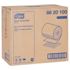 Tork 8 in. x 425 ft. Universal Notched Hand Towel Roll - Natural (12 Rolls/Carton)