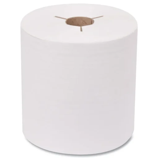 Tork 8 in. x 10 in. Advanced Notched Hand Towel Roll - White (6/Carton)