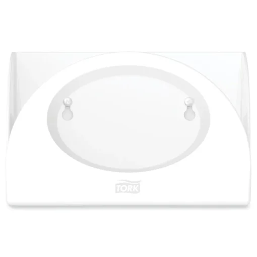 Tork 8.42 in. x 4.22 in. x 5.74 in. Small Bracket Wiper Dispenser - White