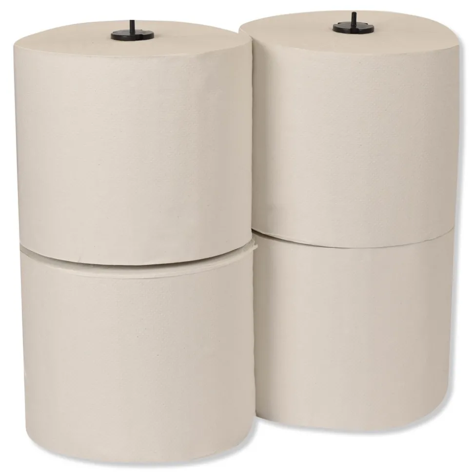Tork 291370 1-Ply 7.68 in. x 1150 ft. Basic Paper Wiper Roll Towel - White (4/Carton)