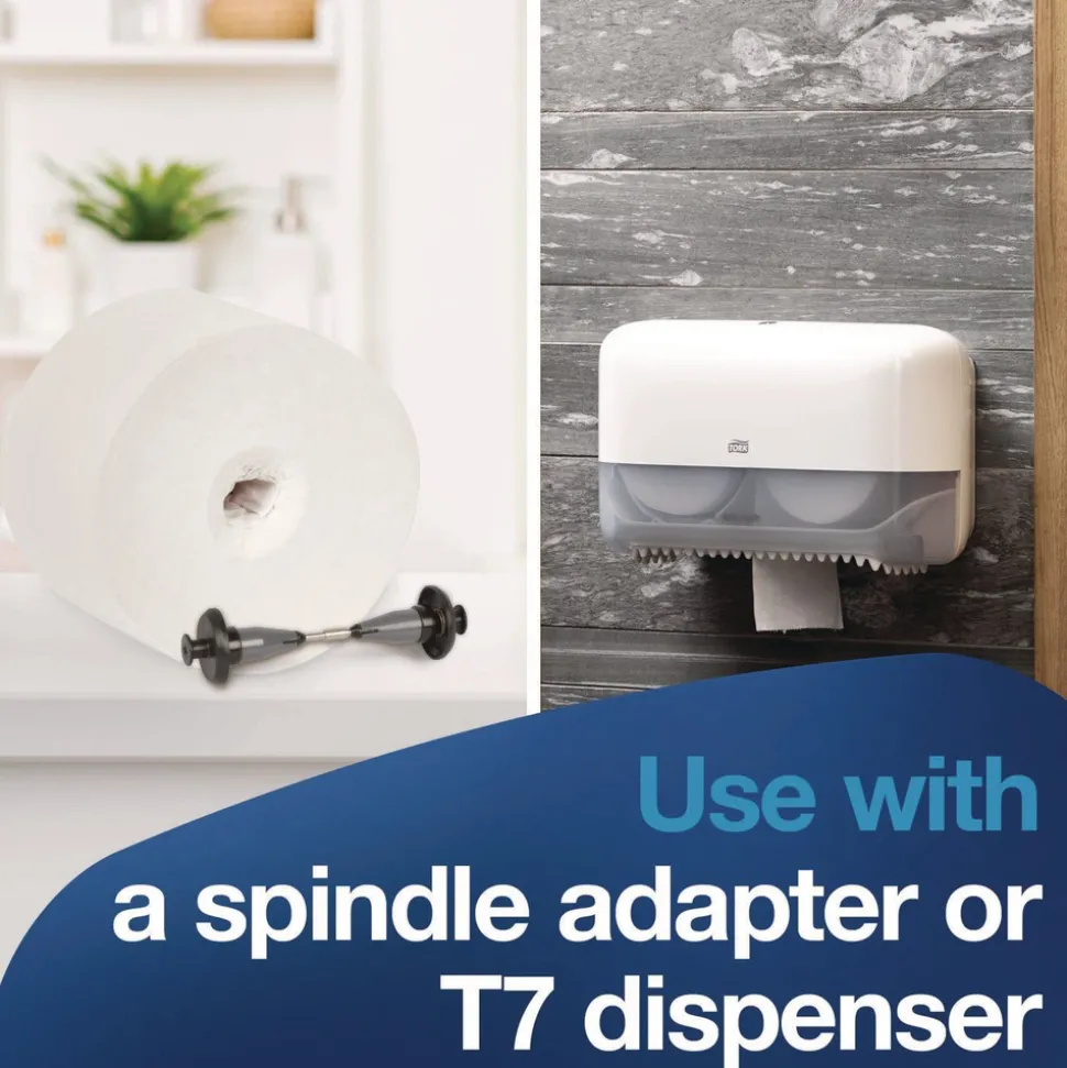 Tork 472881 2-Ply Advanced Coreless High Capacity Bath Tissue - White (12 Rolls/Carton)