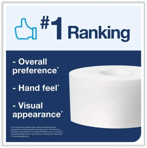 Tork 472884 2-Ply Coreless High Capacity Bath Tissue - White (36/Carton)