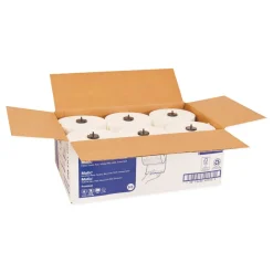 Tork 290096 Premium Matic 7.7 in. x 575 ft. 2-Ply Extra Soft Hand Towel Roll - White (6/Carton)
