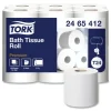 Tork 2465412 Premium 2-Ply Septic Safe Poly-Pack Bath Tissue - White (48/Carton)