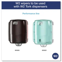 Tork 9.8 x 15.2 Paper Wiper Plus - White (2/Carton)