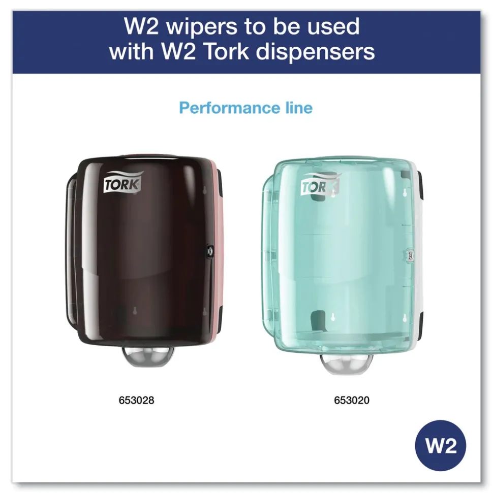 Tork 9.8 x 15.2 Paper Wiper Plus - White (2/Carton)