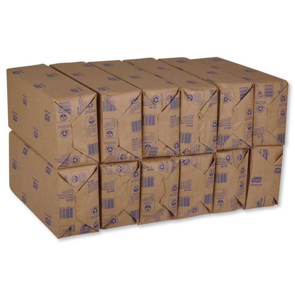Tork D820 1-Ply 13 in. x 12 in. Advanced Soft Minifold Dispenser Napkins White (6000/Carton)