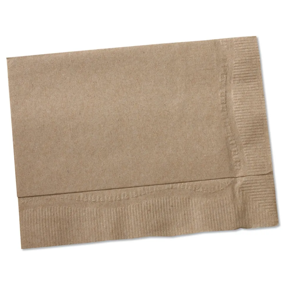 Tork D806E Advanced 1-Ply 12 in. x 17 in. Masterfold Dispenser Napkins - Natural (12/Carton)