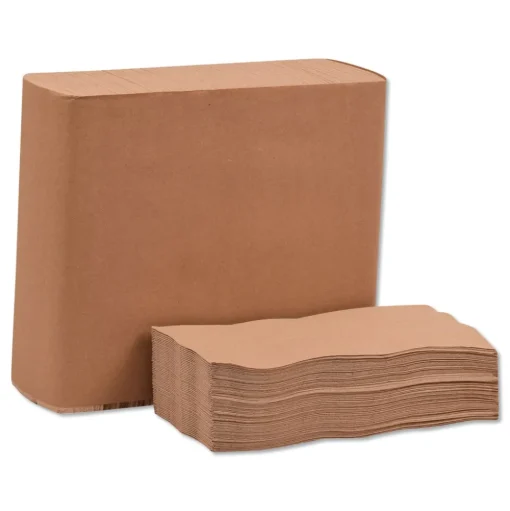Tork N5186 1-Ply 15 in. x 17 in. Universal One-Ply Dinner Napkins - Natural (12/Carton)