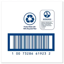 Tork N5181A 1-Ply 15 in. x 17 in. 1/8 Fold Universal Dinner Napkins - White (3000/Carton)