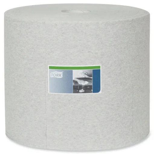 Tork 1-Ply 12.6 in. x 13.3 in. Industrial Cleaning Cloths - Gray (1/Carton)
