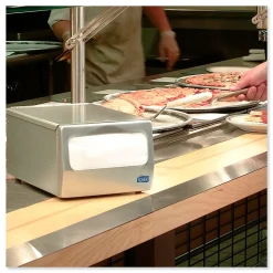 Tork 1-Ply 13 in. x 12 in. Universal Masterfold Dispenser Napkins - White (6000/Carton)