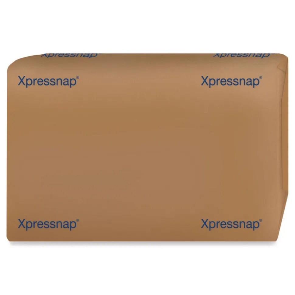 Tork 2-Ply Bag-Pack 13 in. x 8.5 in. Xpressnap Interfold Dispenser Napkins - Natural (6000/Carton)