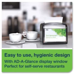 Tork 2-Ply Bag-Pack 13 in. x 8.5 in. Xpressnap Interfold Dispenser Napkins - Natural (6000/Carton)