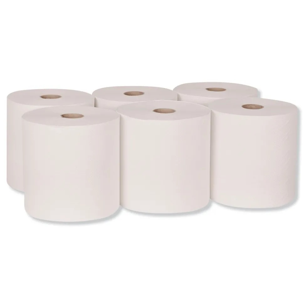 Tork RB800 Advanced 7.88 in. x 800 ft. 1-Ply Hardwound Roll Towel - White (6/Carton)