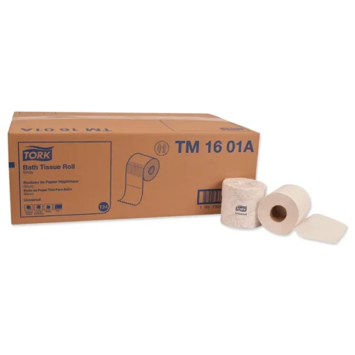 Tork TM1601A 2-Ply Universal Septic-Safe Bath Tissue - White (500 Sheets/Roll, 48 Rolls/Carton)