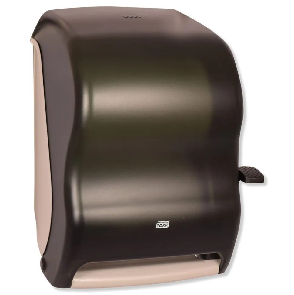 Tork 84TR 12.94 in. x 9.25 in. x 15.5 in. Hand Towel Roll Dispenser - Smoke