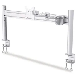 Tripp Lite Dual-Extension Monitor Mount for Slat Wall System for 32-in TVs 4.9w x 4.7d x 20.5h Silver Supports 22 lb