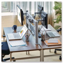 Tripp Lite Monitor Mount for Slat Wall System for 32-in TVs 4.9w x 5.1d x 7.5h Silver Supports 22 lb