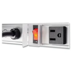 Tripp Lite 12-Outlet Vertical Power Strip with 15 ft. Cord - Silver