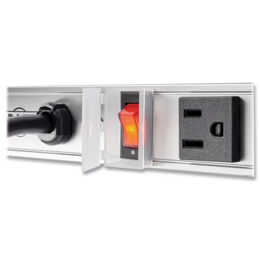 Tripp Lite 12-Outlet Vertical Power Strip with 15 ft. Cord - Silver