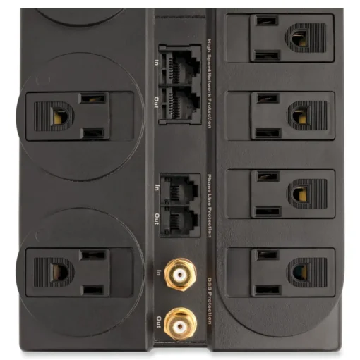 Tripp Lite Protect It! 10 ft. Cord 8 AC Outlets 3,240 J Surge Protector - Black