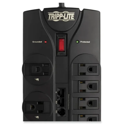 Tripp Lite Protect It! 2880 J 12-Outlet Surge Protector with 8 ft. Cord - Black
