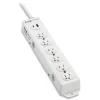 Tripp Lite Safe-IT Medical-Grade Power Strip with Antimicrobial Protection 6 Hospital-Grade Outlets USB Charging 2 ft Cord White