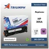 Triumph 751000NSH1287 CE413A (305A) Remanufactured 2,600 Page-Yield Toner - Magenta