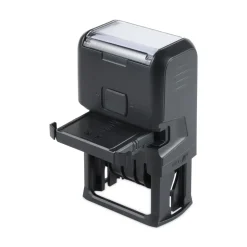 Trodat 1.63 in. x 1 in. Printy Economy 5-in-1 Self-Inking Date Stamp - Blue/Red