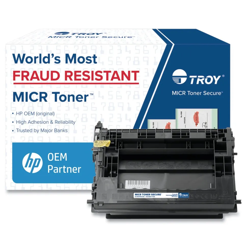 TROY 02W1470A001 147A MICR Toner Secure, Alternative for HP W1470A - Black