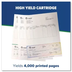 TROY 02-W1380X-001 High-Yield MICR Toner Secure, Alternative for TROY/HP 02-W1380X-001 - Black