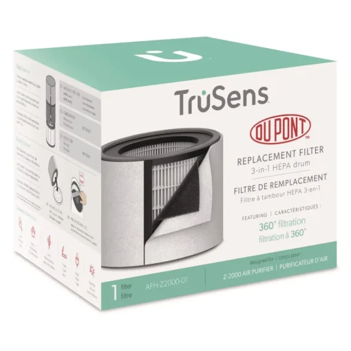 TruSens 7.9 in. Carbon and HEPA Replacement Filters for TruSens Purifiers