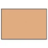 U Brands 72 in. x 48 in. Cork Bulletin Board - Tan Surface/Black Aluminum Frame