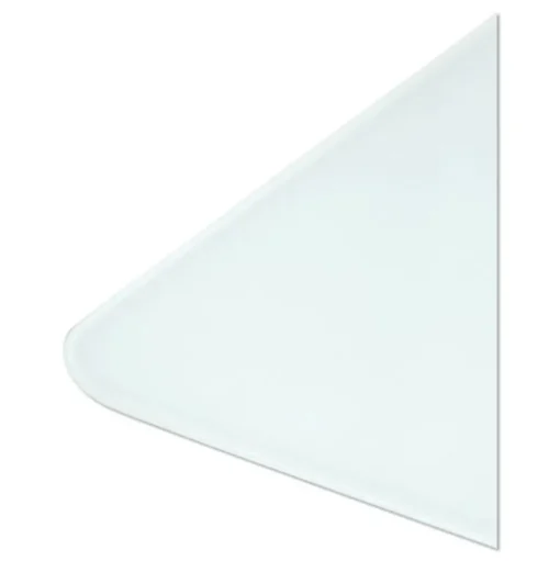 U Brands 20 in. x 16 in. Cubicle Glass Dry Erase Board - White Surface