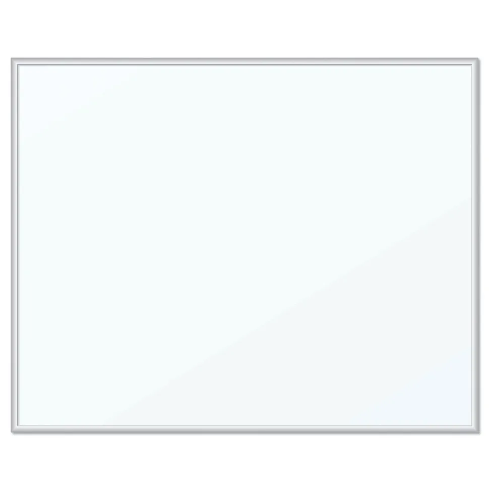 U Brands 20 in. x 16 in. Magnetic Dry Erase Board - White Surface, Silver Aluminum Frame