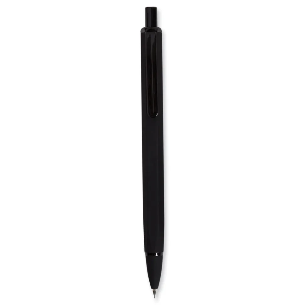 U Brands 0.7 mm HB (#2) Cambria Soft Touch Mechanical Pencil - Black Lead, Black Barrel (12/Pack)