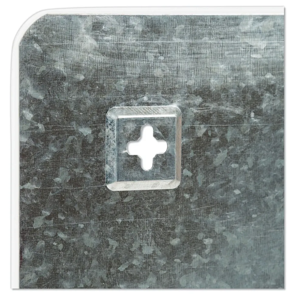 U Brands 12 x 12 Cubicle Glass Dry Erase Board - White Surface