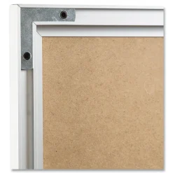 U Brands 23 x 17 Magnetic Dry Erase Board with Aluminum Frame - White Surface/Silver Frame