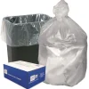 Ultra Plus 1506824 24 in. x 24 in. 10-Gallon 8 mic. Can Liners - Natural (1000/Carton)