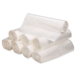 Ultra Plus 45 Gallon 12 microns 40 in. x 48 in. Can Liners - Natural (250/Carton)