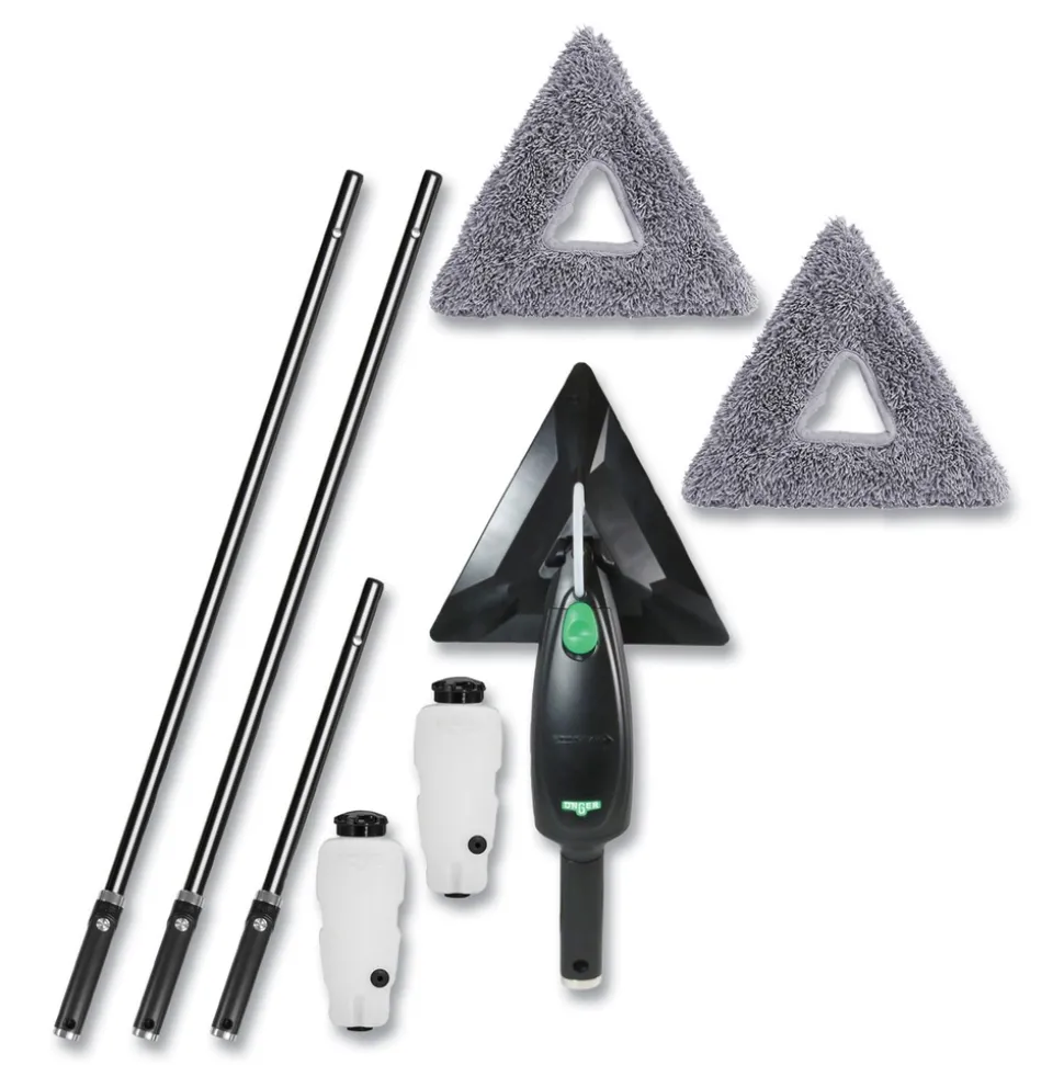 Unger Stingray Refillable Microfiber Cleaning Kit with Carrying Bag (8/Kit)