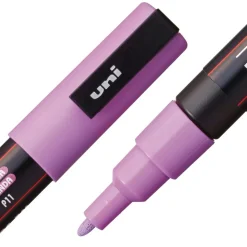 uni-ball Fine Bullet Tip 0.9 mm/1.3 mm Water-Based Paint Markers - Assorted Colors (8/Set)