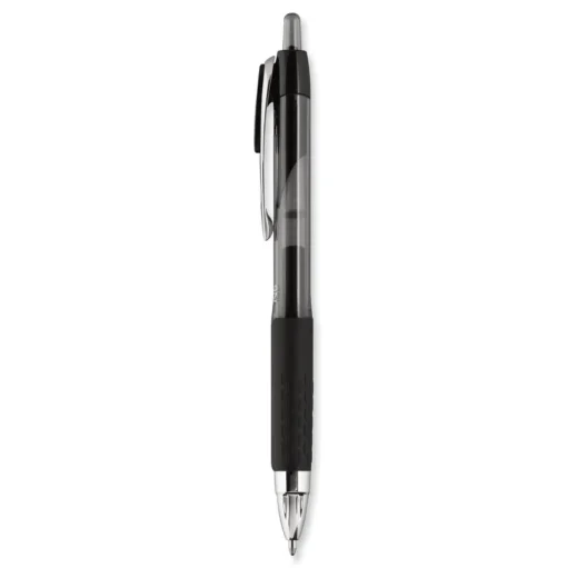 uni-ball Signo 207 Bold 1 millimeter Retractable Gel Pen - Black Ink/Smoke/Black Barrel (1-Dozen)