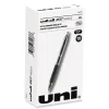 uni-ball Signo 207 Medium 0.7 millimeter Retractable Needle Point Gel Pen - Black Ink/Clear/Black Barrel (1-Dozen)