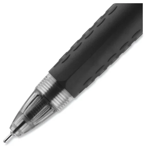 uni-ball Signo 207 Medium 0.7 millimeter Retractable Needle Point Gel Pen - Blue Ink/Clear/Black/Blue Barrel (1-Dozen)