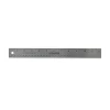 Universal 12 in. Long Standard/Metric Stainless Steel Ruler with Cork Back and Hanging Hole