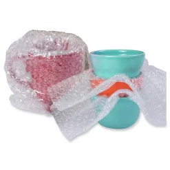 Universal 12 in. x 60 ft. 0.5 in. Thick Perforated Every 12 in. Bubble Packaging - Clear