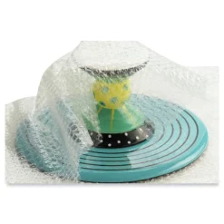 Universal 12 in. x 60 ft. 0.5 in. Thick Perforated Every 12 in. Bubble Packaging - Clear